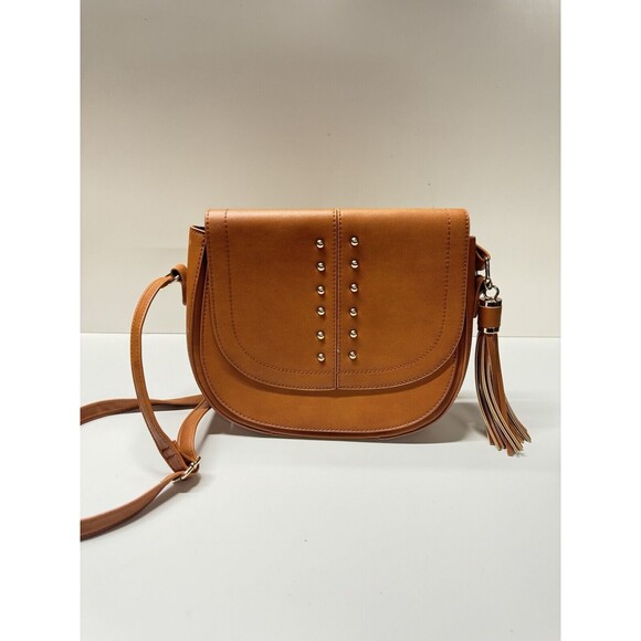 Scarleton Handbags - Brown Faux leather crossbody bag for women